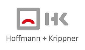 "Rechteckiges Bild mit einer Geste in Magenta-Schriftart, umgeben von Obst, dem Logo einer Marke und einer Beschilderung in Karminrot. Grafische Darstellung auf der Seite Karriere-Kompass."